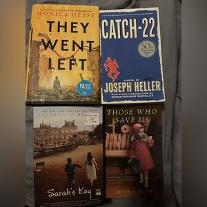Book Collection: They Went Left (Hardcover), Catch-22, Those Who Save Us